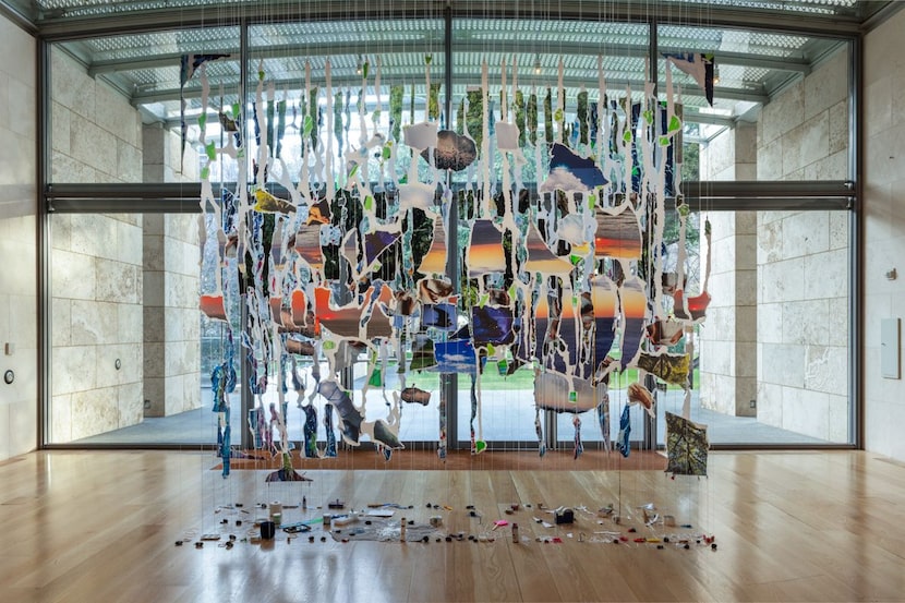 Sarah Sze: 'Cave Painting,' at the Nasher Sculpture Center