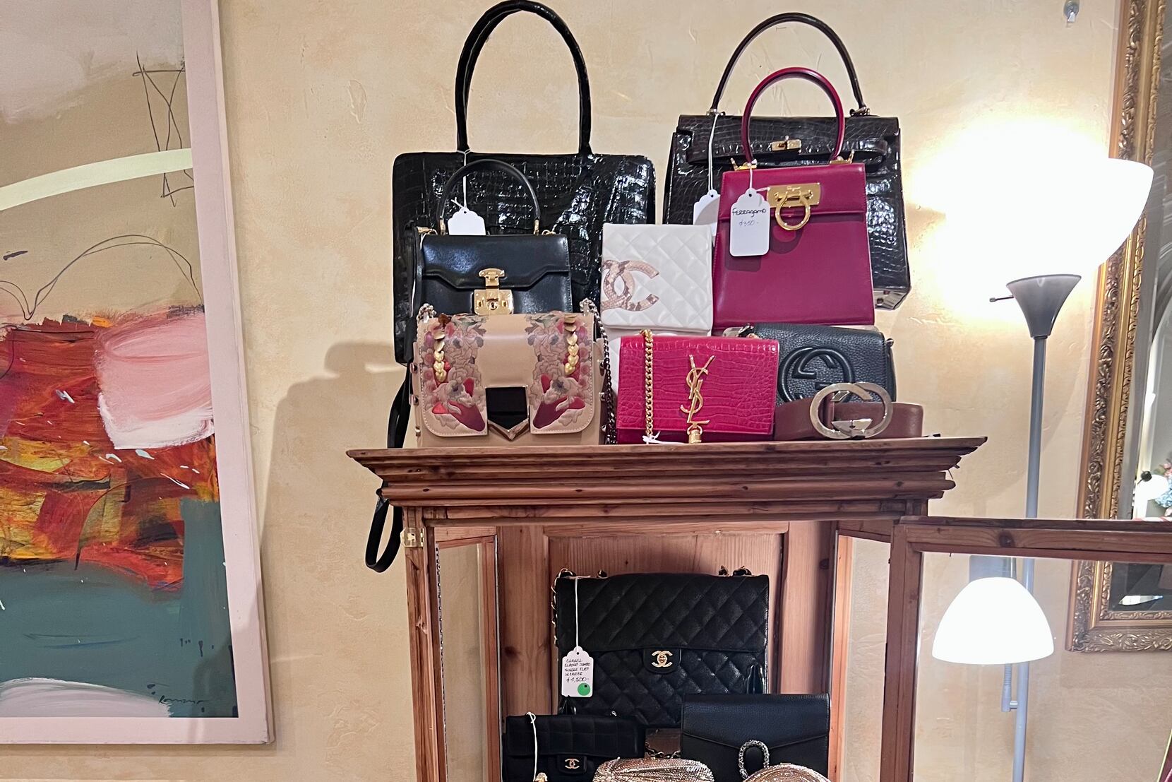 BEST ESTATE SALE EVER….this Friday - Sunday! Highland Park, Dallas. Photos  and info: www.janellestone.com #estatesale #chanel #gucci…