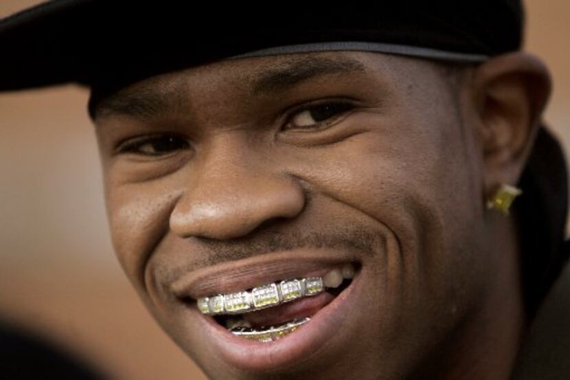 Houston rapper Chamillionaire on the set of his new video for 'Ridin', a song off his album...