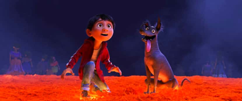 Miguel y su perro Dante. Disney Pixar