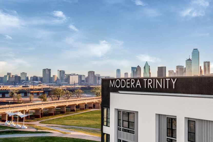 The Modera Trinity apartments have 204 units and are just southwest of downtown on the...