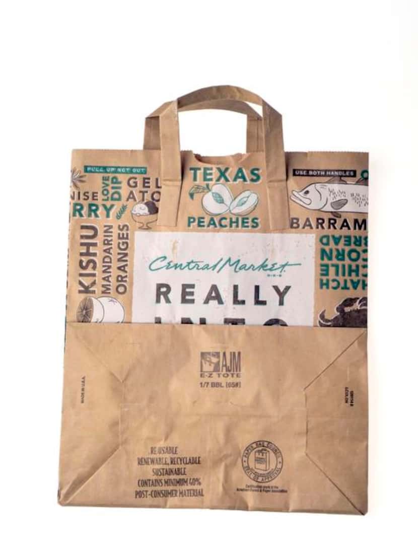 
A Central Market official was unclear about the rule that reusable bags be good for 100...