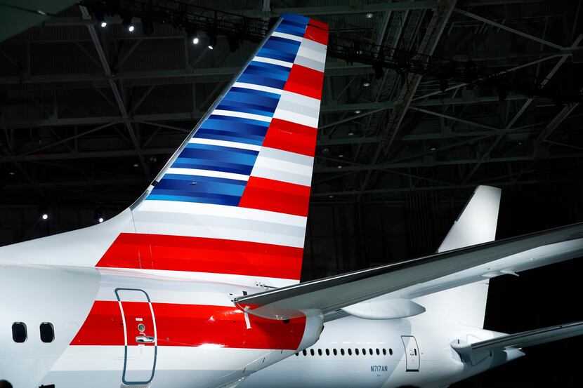 American Airlines Chairman and CEO Tom Horton unveiled the new company logo and exterior on...