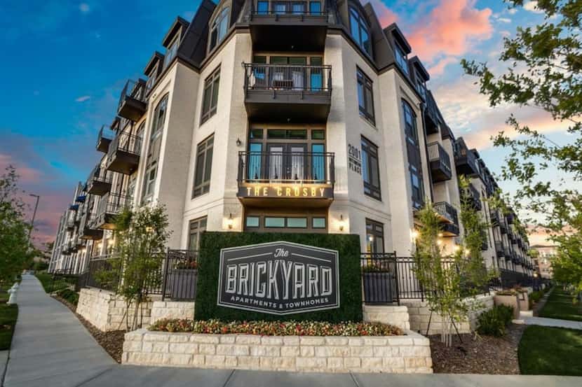 The Crosby at the Brickyard apartments were built in 2019.