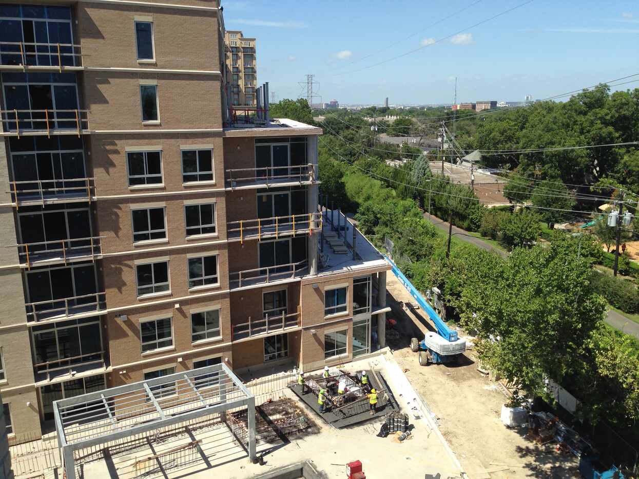 The 8-story The Katy apartment building will have direct access to the Katy Trail.