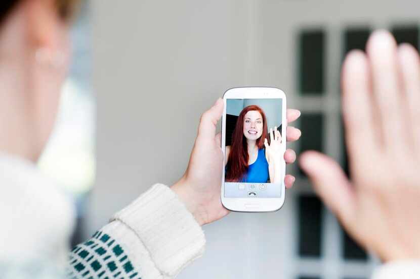 
Many parents stay in touch now with video calls as well as texting, video chats and Skype. 
