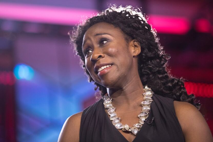 Esi Edugyan  after winning the Scotiabank Giller Prize for Washington Black  at the gala in...