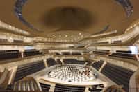 Great Hall of the Elbphilharmonie in Hamburg, Germany, where the Dallas Symphony Orchestra...