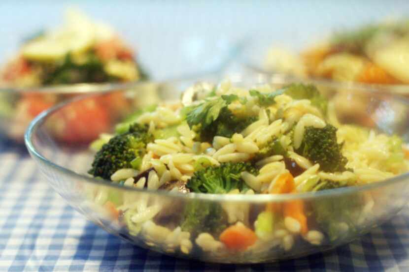 Orzo is another small but summer fresh pasta for salads.