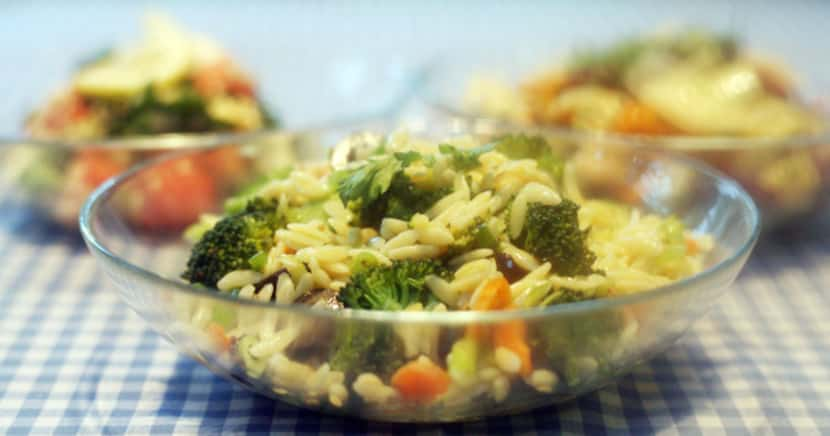 Orzo is another small but summer fresh pasta for salads.