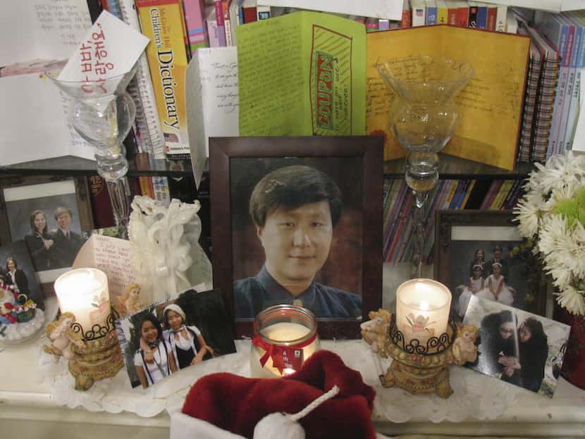  Kee-Sun Chung's family set up a memorial the 46-year-old father after his death in December...