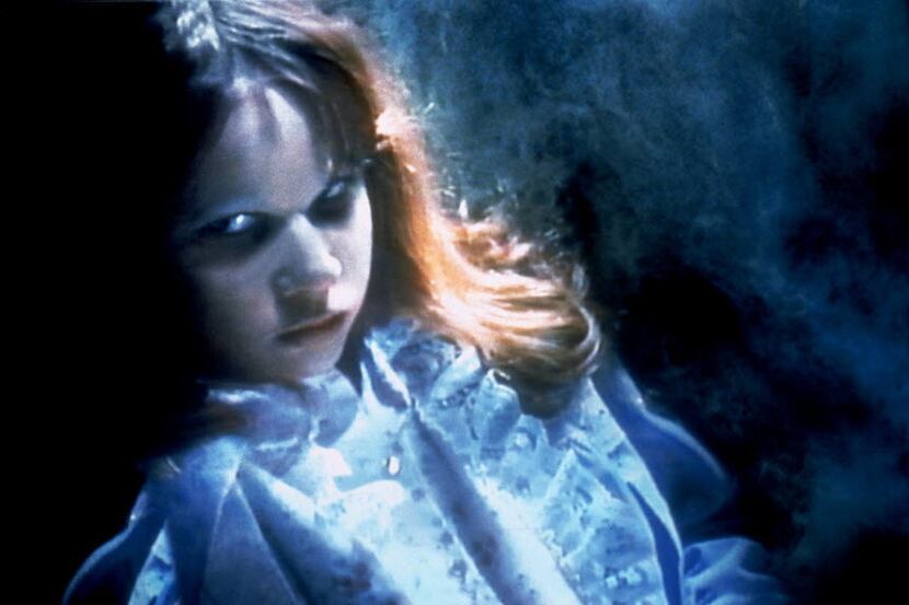 Is it cold in here? Linda Blair portrays a possessed Regan MacNeil in a scene from "The...