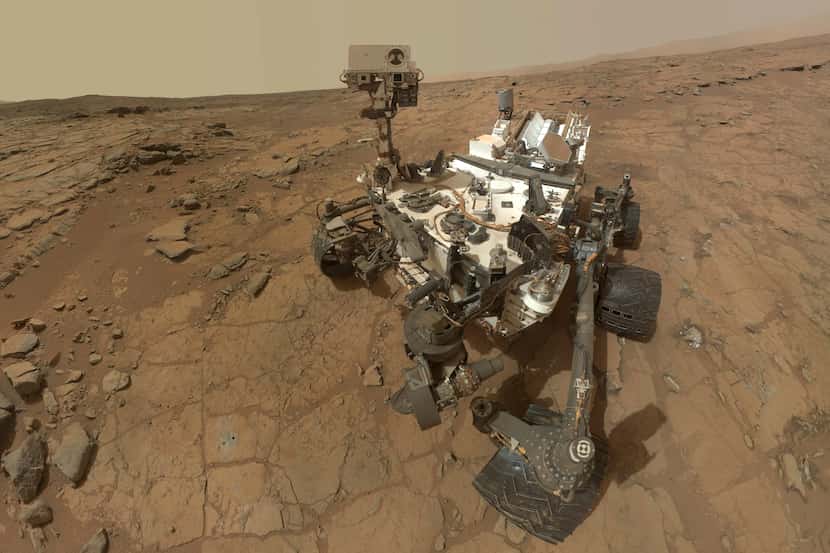 Scientists say the Mars rover Curiosity recorded a burst of methane that lasted at least two...
