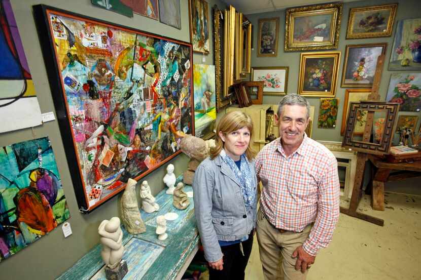 
Gina and Alan Galichia began as antiques collectors. “The person who appreciates something...