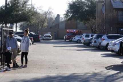  A building at the Sunset Terrace apartments was evacuated after a shot was fired inside....