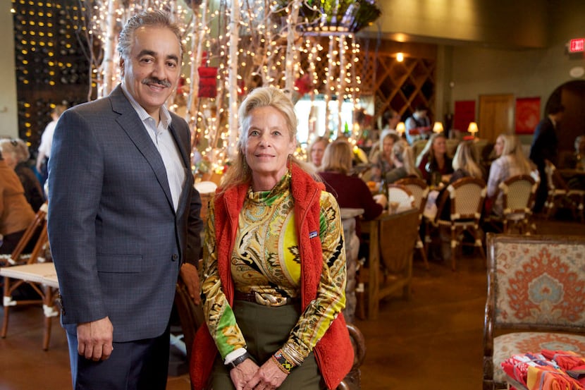 Restaurateurs Cherif Brahm and Hedda Dowd, at their Rise No 3 at the Shops of Clear Fork in...