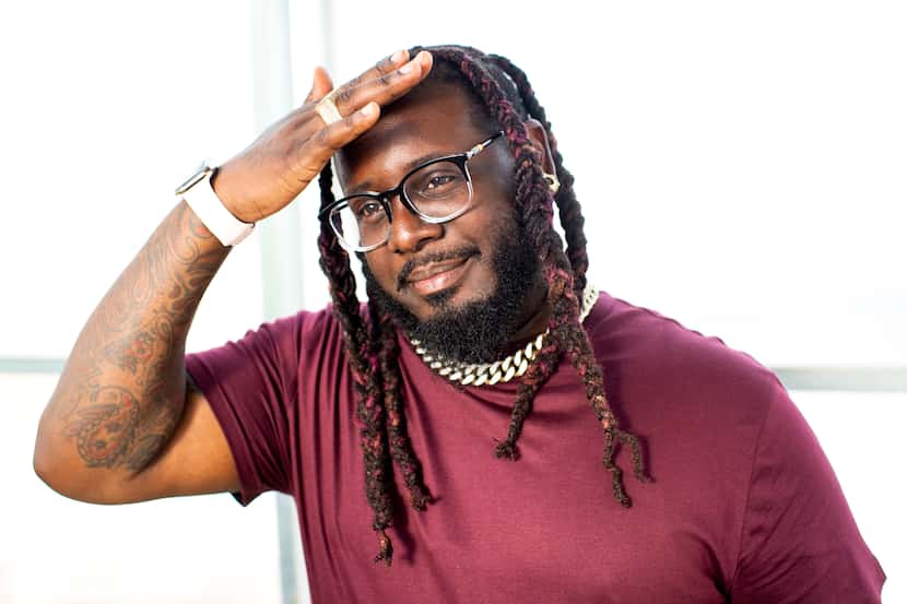T-Pain appears in New York in 2019. The rapper moved his upcoming concert from Deep Ellum to...