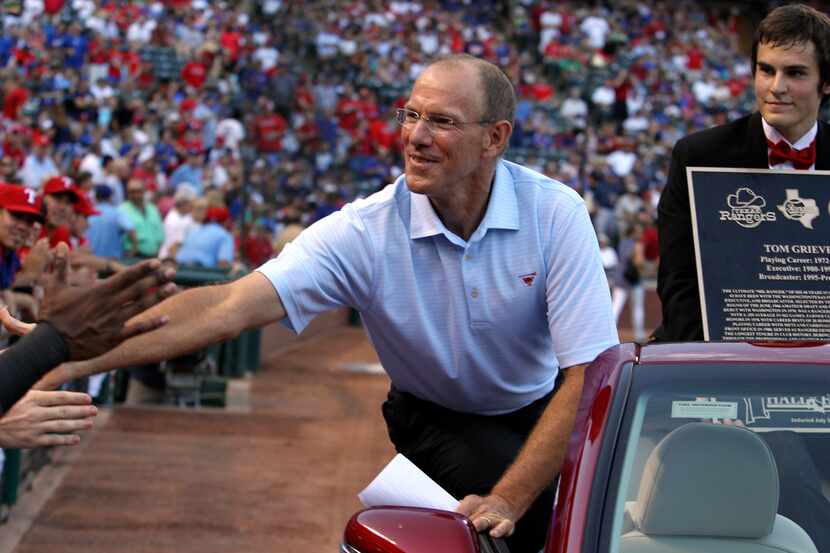 Tom Grieve, Class of 2010: Rangers player in 1970 and from 1972-77, former general manager...