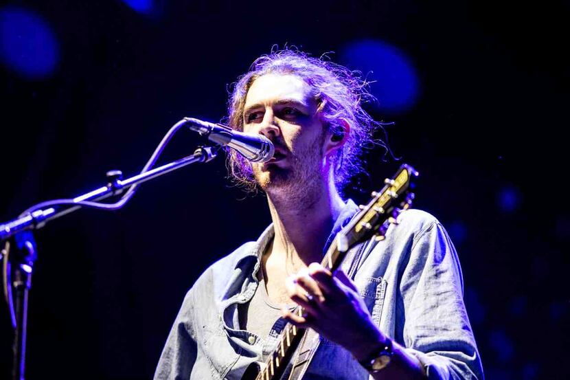 Hozier performing at ACL