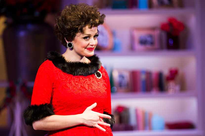 Janelle Lutz performs as Judy Garland in 'A Very Judy Christmas,' an original show written...