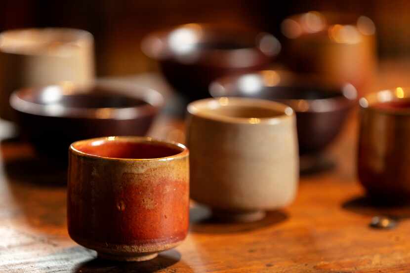 Ceramic cups.