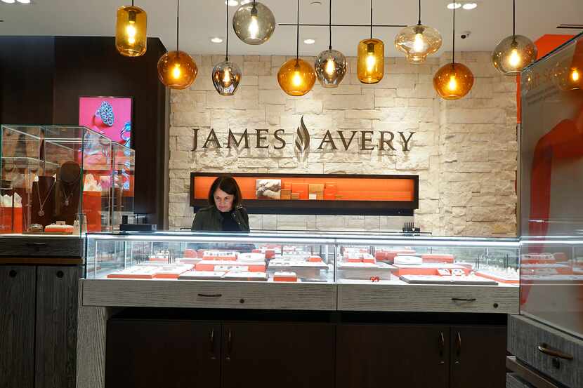 Cindy Blacketer shops at James Avery in NorthPark Center in Dallas on Tuesday. The new store...