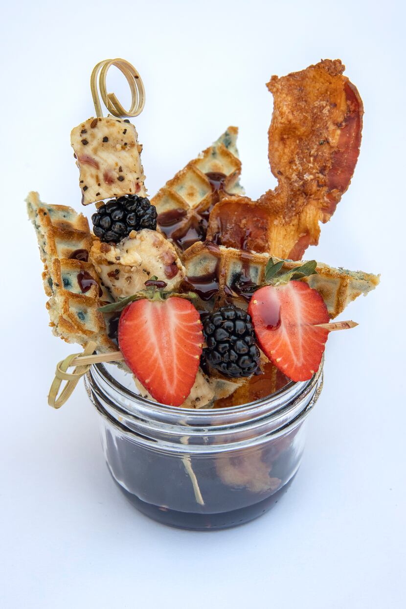 The Blackberry Chicken and Waffles jar 