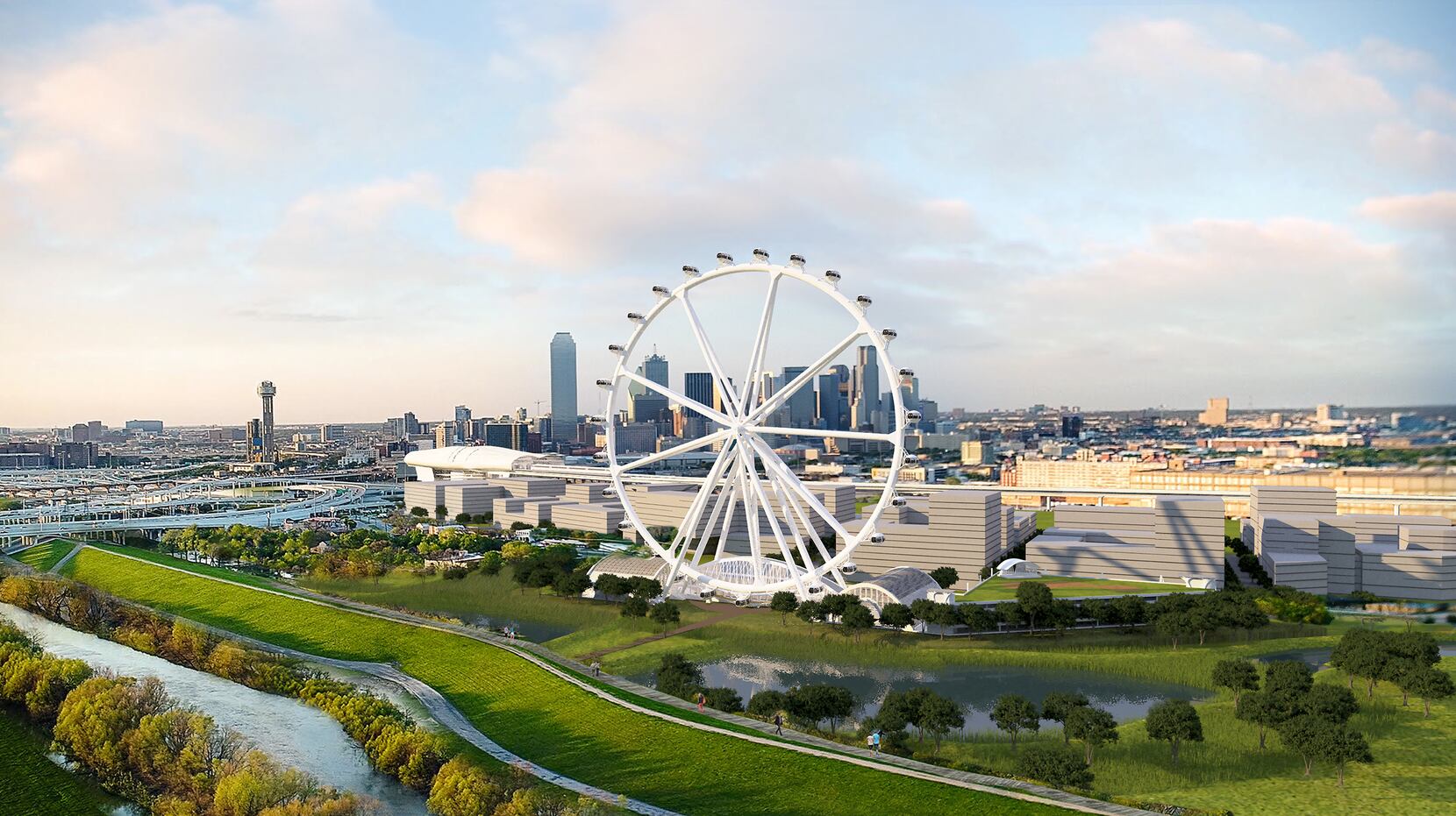 Observation wheel bigger than London's would join Dallas skyline if  developers get it moving