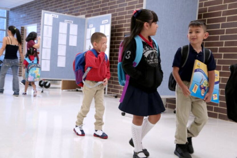 Para algunos niños, volver a la escuela fue más fácil que para otros. MARÍA OLIVAS/AL DÍA