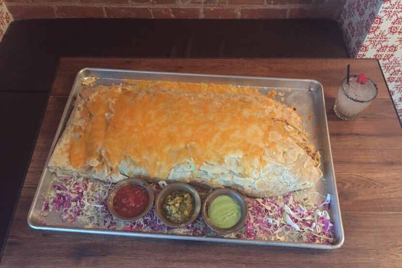Can you consume this 30-pound burrito in an hour and live to tell about it? If you fork over...
