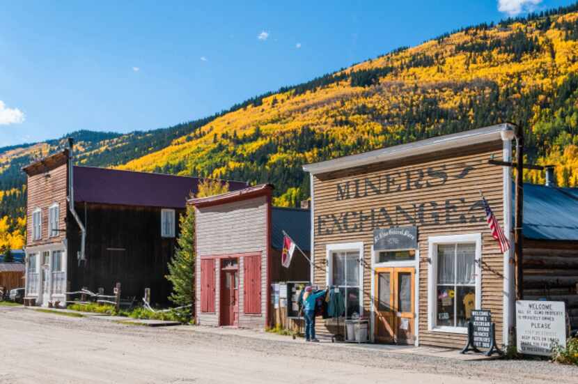 The Saint Elmo General Store in the old Miners Exchange on Main Street remains open in the...