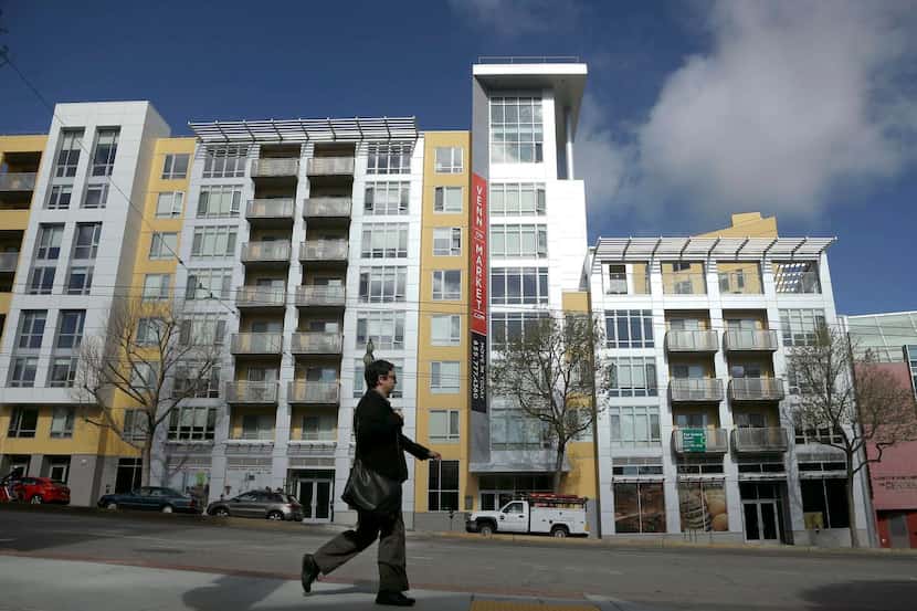 
San Francisco’s Venn on Market is among the city’s new apartments and condos. Despite...
