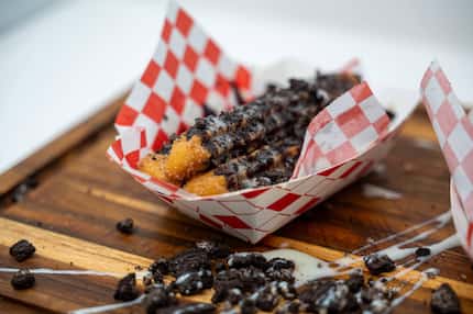 Churreos are a new concessions item at the State Fair of Texas in 2023. This churro dessert...
