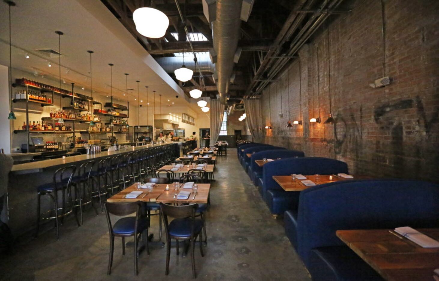 A look at the interior of Filament, a restaurant at 2626 Main Street in Deep Ellum in...