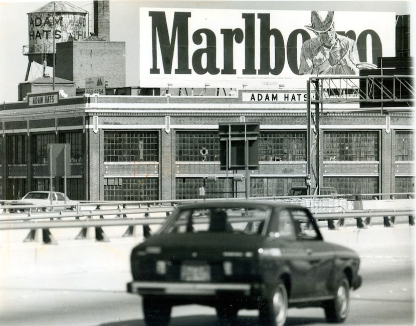 In this file photo from September of 1984, the Adam Hats building in Deep Ellum hadn't yet...