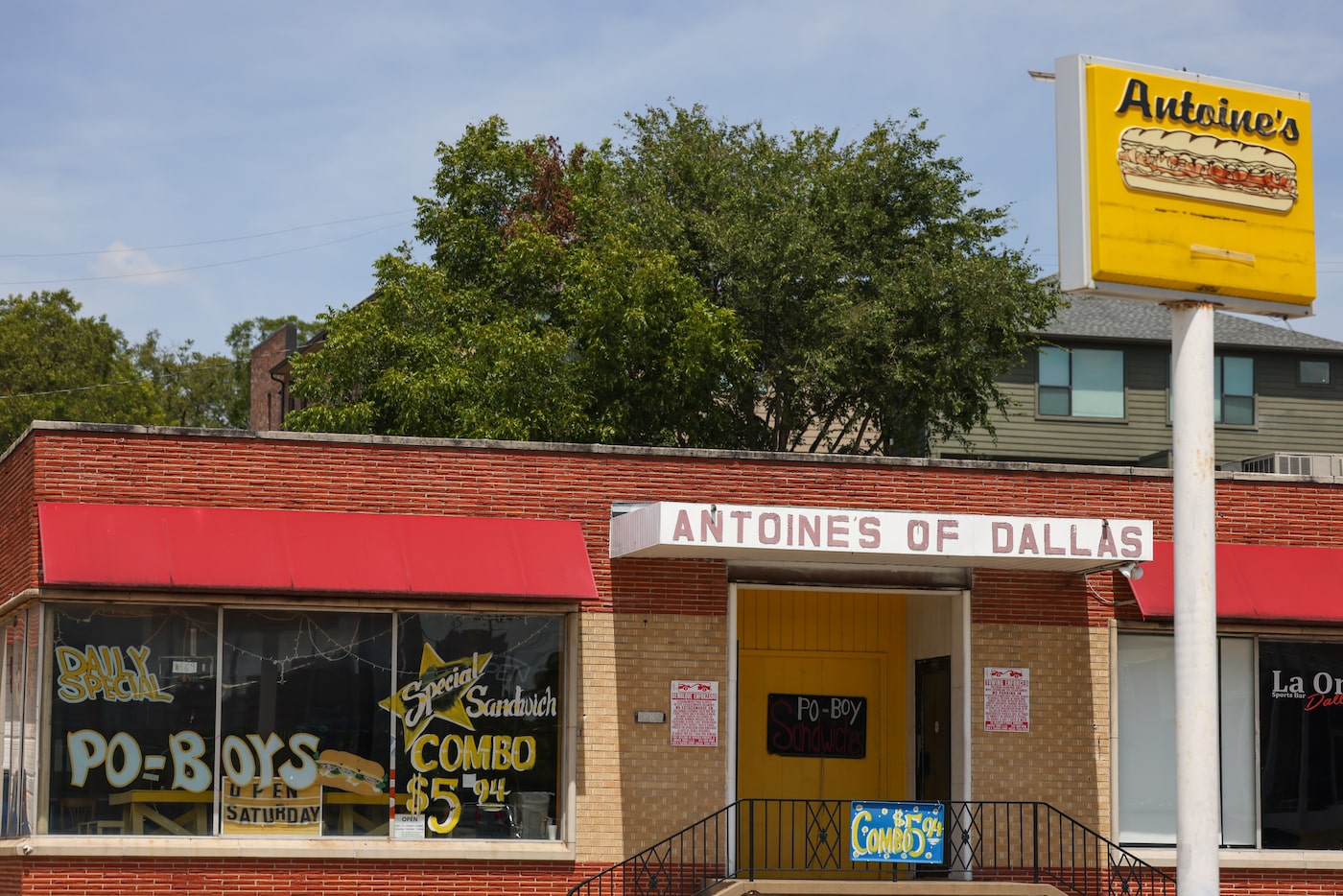 Antoine's Foods, a 59-year-old sandwich shop, sits quiet after closing along Harry Hines...