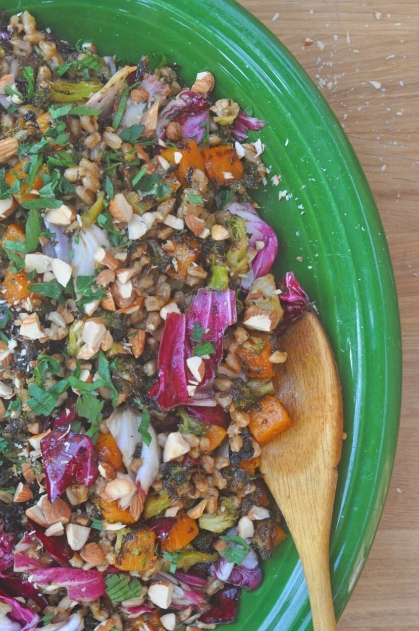 Second Day Broccoli and Butternut Squash with Farro 