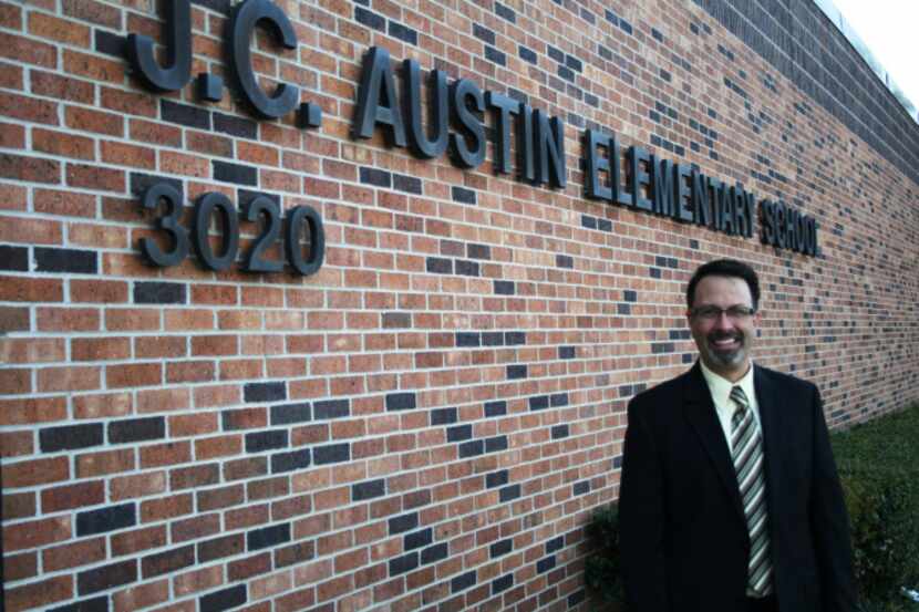 Austin Elementary School principal Jonathan Royale is among the administrators helping build...