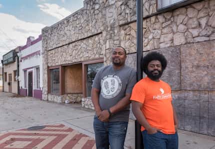 Jay Scroggins, left, and George Battle III plan to open the Fair Park District Entrepreneur...