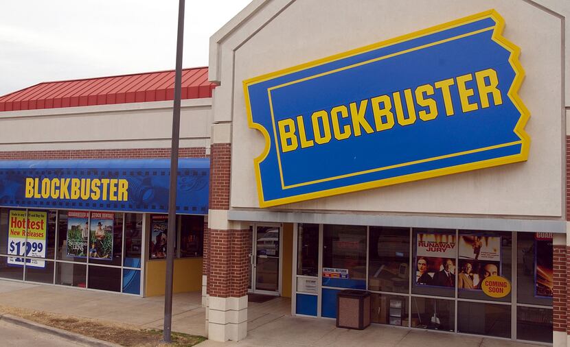 A Blockbuster video rental store shown in Dallas, Tuesday, Feb. 10, 2004. Viacom Inc....