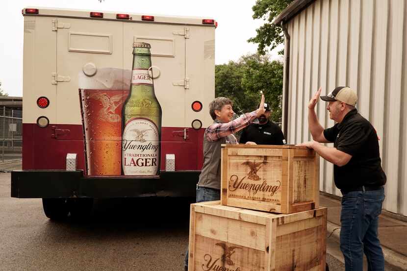 Jen Yuengling and Jim Crawford delivered secret family recipes in May 2021 to the Molson...