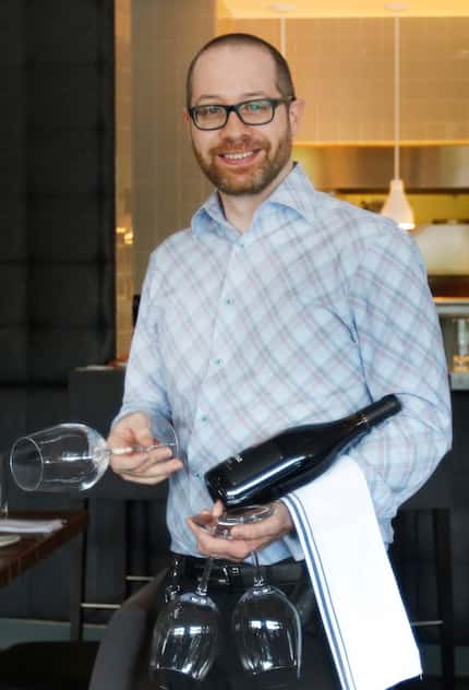 NL Group sommelier and wine director Brandon Smoot poses for a portrait at Dish-Preston...