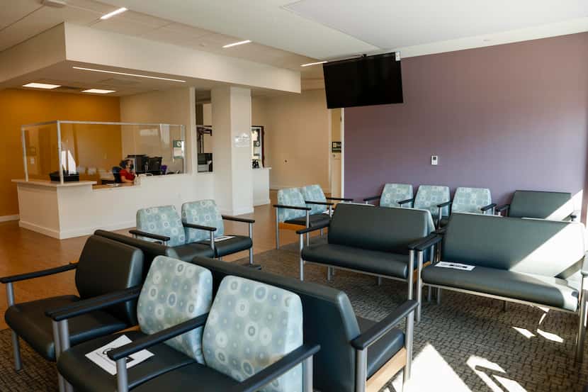 A waiting area at the RedBird Health Center on Tuesday, Oct. 5, 2021, in Dallas. A new...