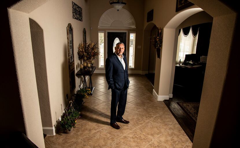 Ron Hernandez poses for a photograph in his Dallas home on Friday, Feb. 8, 2019.