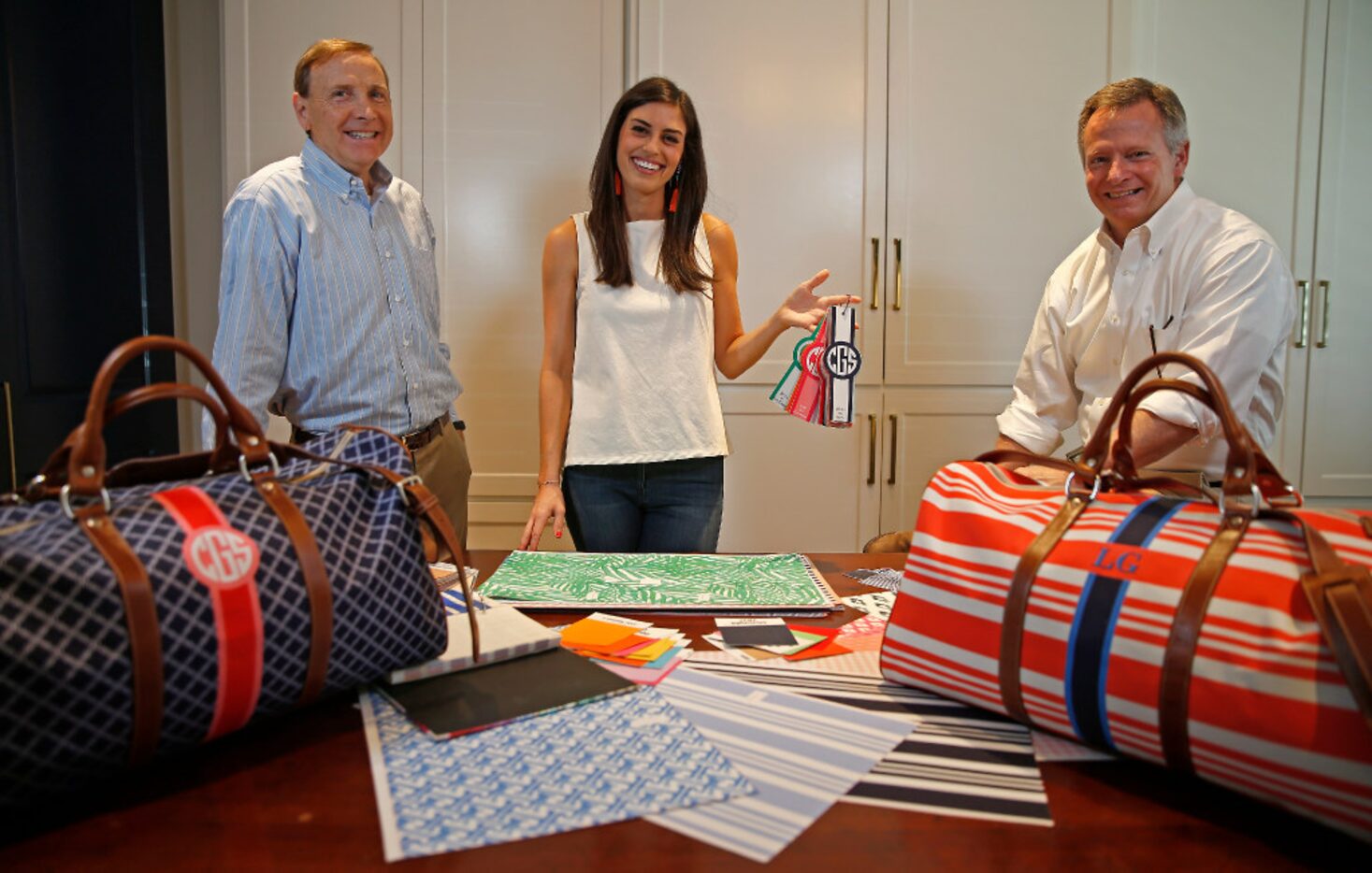 Gil Sheehan (left), president, David Gowdey (right), CEO, and Sam Pettus, director of...