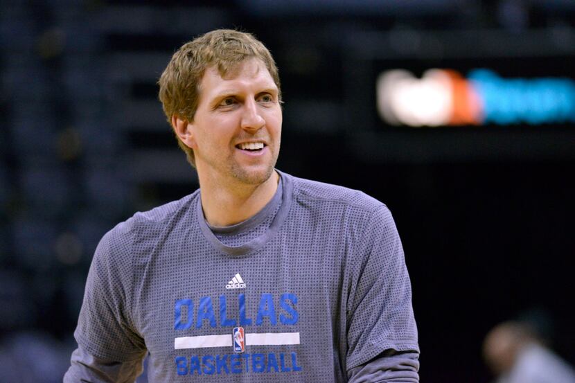 Dirk Nowitzki will miss Tuesday's game at Sacramento, but could return as soon as Wednesday...