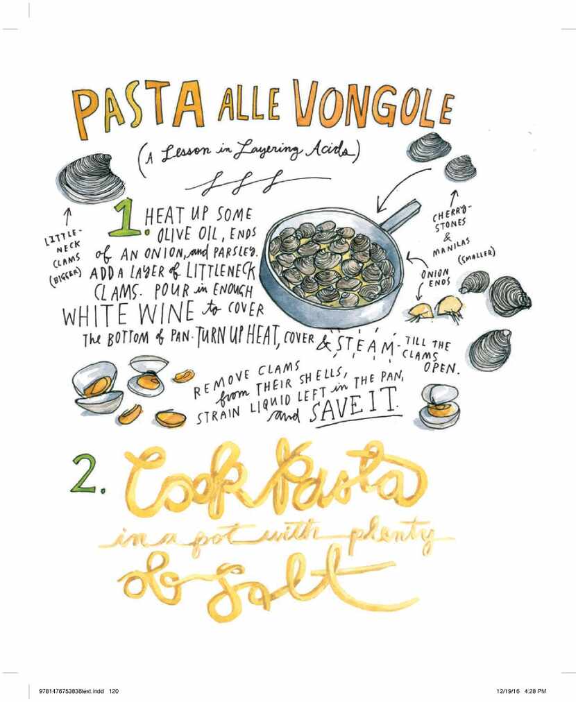 Pasta Alle Vongole recipe from 'Salt Fat Acid Heat' by Samin Nosrat 