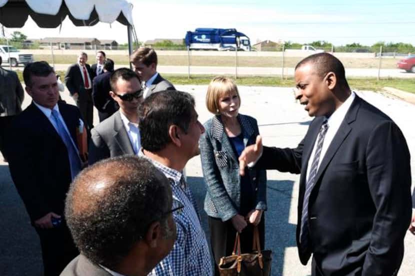 
U.S. Transportation Secretary Anthony Foxx stopped in Garland on Friday to discuss the...