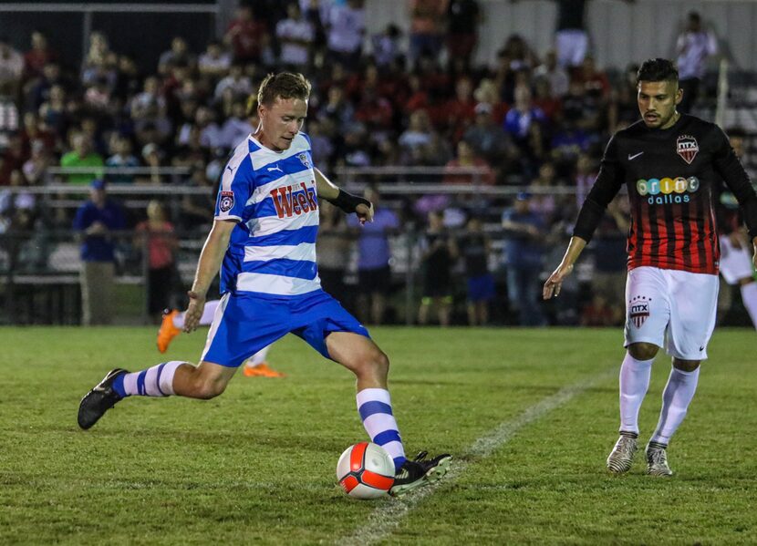 Fort Worth Vaqueros (blue) take on NTX Rayados (black) in US Open Cup play. (5-9-18)