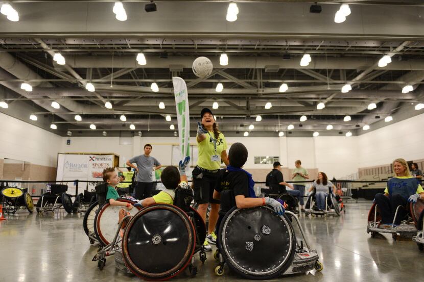  Quad rugby tournament at Senter Park. (File photo by Rose Baca/Dallas Morning News)